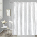 Polyester Shower Curtain, Waterproof Bath Curtain with Hooks