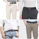 Military Style Webbing Belt Canvas Strap Automatic Metal Clasp Buckle Waist Band