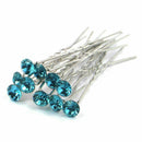Crystal Rhinestone Hair Pins for Women Braids, Bun, French Rolls Hair Style Accessory