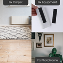 Stix'n'Fix 20mm Self Adhesive Hook & Loop Tape, 1 Metre Sticky Back Fastener