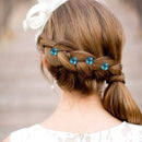 Crystal Rhinestone Hair Pins for Women Braids, Bun, French Rolls Hair Style Accessory