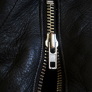 YKK Nylon Open End Black Zipper, Medium Weight Sewing Zip, Brass Metal Teeth Zipper