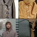 Plastic Olive Shape Toggle Shank Duffle Buttons Single Hole For Sweater, Jackets