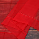 Voile Curtains Woven Semi-Transparent Sheer Slot Top Chiffon Curtain - 2 Panels