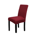 Chair Seat Cover Stretchy Spandex Slipcover Removable Washable Chair Protector Dining Room Banquet