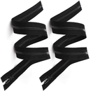 YKK Black Chunky VISLON Zip Zipper, Plastic Teeth Open End Sewing Zipper For Jackets, Coat, DIY Craft Projects