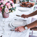 20 Inch Damask Table Napkins Swirl Pattern Polyester Table Napkins