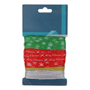 Assorted Grosgrain Christmas Ribbon for Gift Wrapping