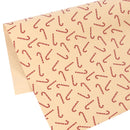 Christmas Gift Wrapping Paper 70cm x 50cm, Different Design Kraft Wrapping Paper, 9pcs