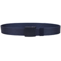 1.5" Men Canvas Belt with Flip Plastic Buckle, Nylon Webbing Military-Style Belt