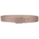 1.5" Men Canvas Belt with Flip Plastic Buckle, Nylon Webbing Military-Style Belt