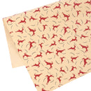 Christmas Gift Wrapping Paper 70cm x 50cm, Different Design Kraft Wrapping Paper, 9pcs