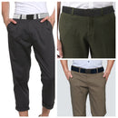 Military Style Webbing Belt Canvas Strap Automatic Metal Clasp Buckle Waist Band