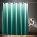 Polyester Shower Curtain, Waterproof Bath Curtain with Hooks