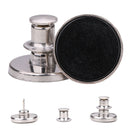 17mm No-Sew Jean Button Replacements, Tool-Free Buttons, Reusable Instant Buttons for Denim Jeans, Jackets