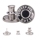 17mm No-Sew Jean Button Replacements, Tool-Free Buttons, Reusable Instant Buttons for Denim Jeans, Jackets