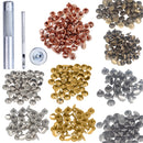 100pcs Double Cap Tubular Rivets with Fixing Hand Tool Set