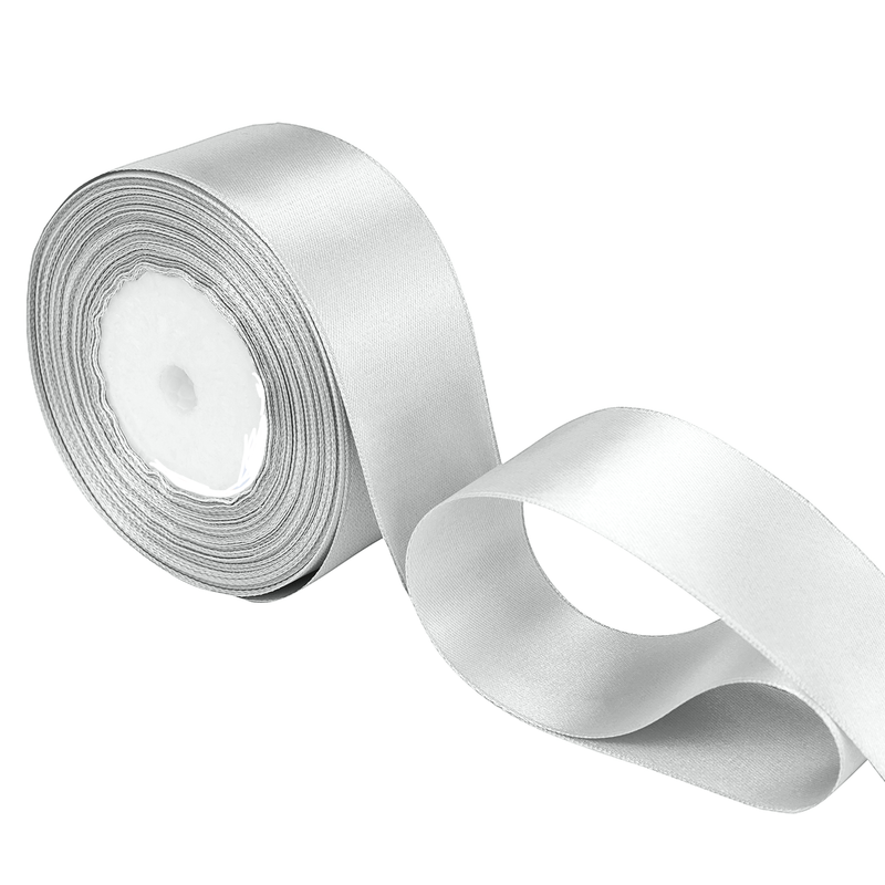 40mm/50mm Double Sided Satin Polyester Ribbon For DIY Art & Craft, Gift Wrapping - 25 Metres