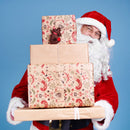 Christmas Gift Wrapping Paper 70cm x 50cm, Different Design Kraft Wrapping Paper, 9pcs