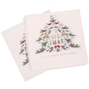 2 Ply Disposable Paper Napkins for Christmas Party - 20pcs