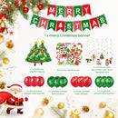 Christmas Banner Balloon Garland Kit, Xmas Party Decoration Set
