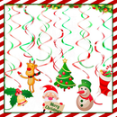 Christmas Banner Balloon Garland Kit, Xmas Party Decoration Set