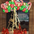 Christmas Banner Balloon Garland Kit, Xmas Party Decoration Set
