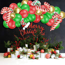 Christmas Banner Balloon Garland Kit, Xmas Party Decoration Set
