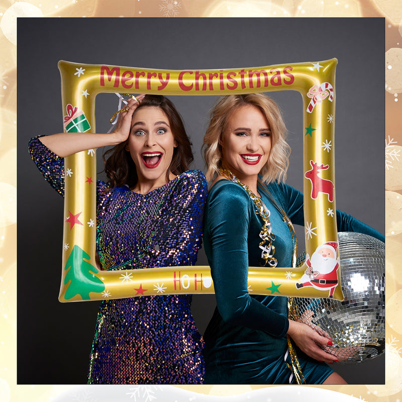 Inflatable Photo Booth Selfie Picture Frame for Christmas Party