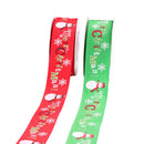Assorted Grosgrain Christmas Ribbon for Gift Wrapping