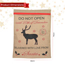 Hessian Burlap Christmas Stocking