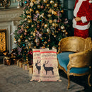 Hessian Burlap Christmas Stocking