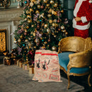 Hessian Burlap Christmas Stocking