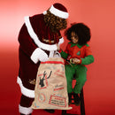 Hessian Burlap Christmas Stocking