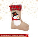 Hessian Burlap Christmas Stocking Linen Sack