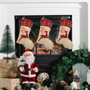 Hessian Burlap Christmas Stocking Linen Sack