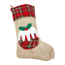 Hessian Burlap Christmas Stocking Linen Sack