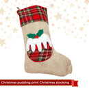 Hessian Burlap Christmas Stocking Linen Sack