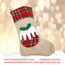 Hessian Burlap Christmas Stocking Linen Sack