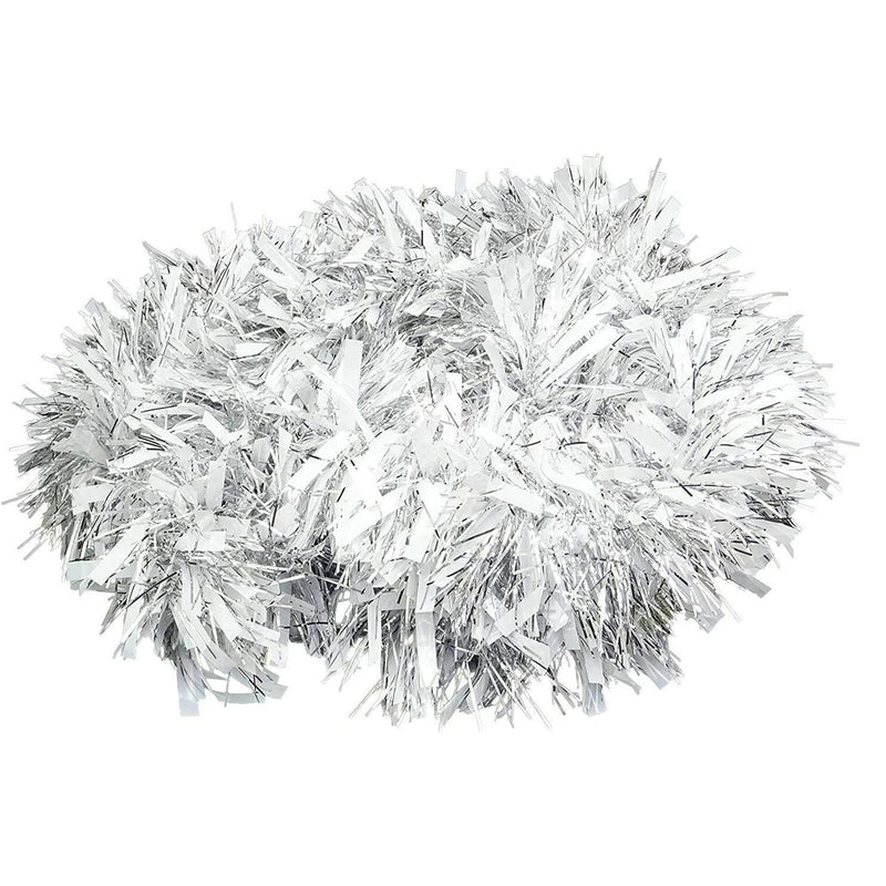 1.8m/6ft  Luxury Chunky Christmas Tinsel Garland for Xmas Tree Decoration