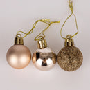 Christmas Baubles Xmas Tree Decoration Ball Ornaments with Strings