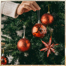 Christmas Baubles Xmas Tree Decoration Ball Ornaments with Strings