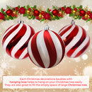 Christmas Baubles Xmas Tree Decoration Ball Ornaments with Strings