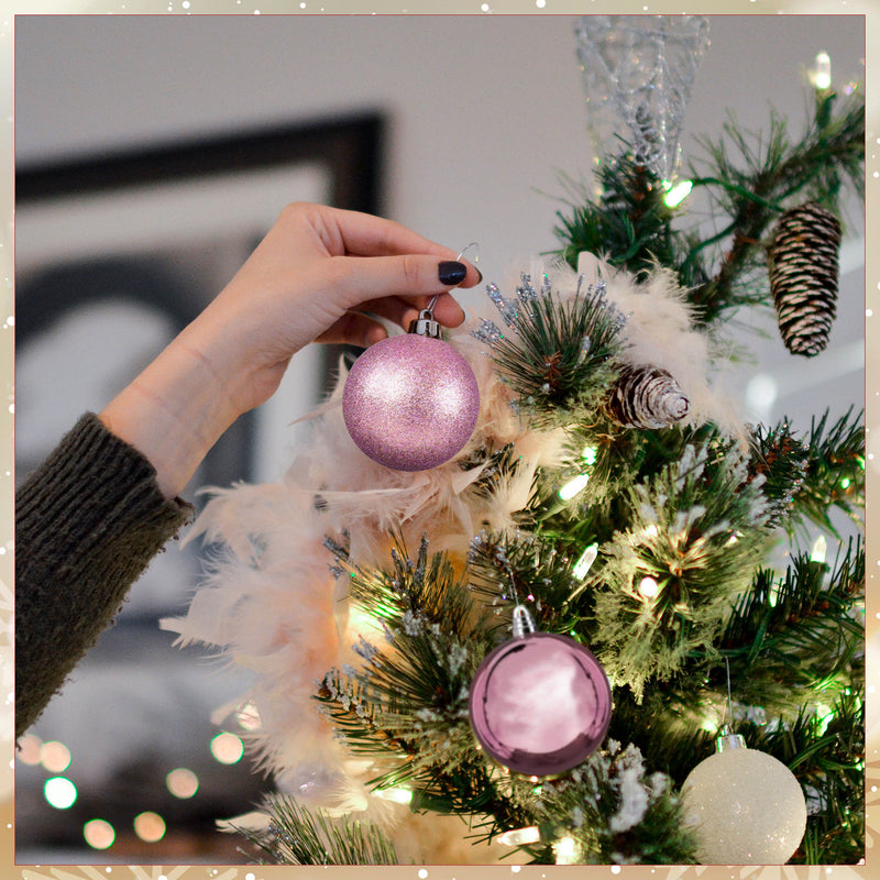 Christmas Baubles Xmas Tree Decoration Ball Ornaments with Strings