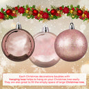 Christmas Baubles Xmas Tree Decoration Ball Ornaments with Strings