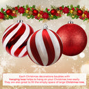 Christmas Baubles Xmas Tree Decoration Ball Ornaments with Strings