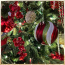 Christmas Baubles Xmas Tree Decoration Ball Ornaments with Strings