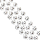 24ft Metallic Bead Chain for Christmas Tree Decoration