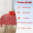 Christmas PVC Tablecloth Rectangular Disposable Table Cover