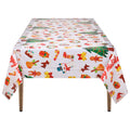 Christmas PVC Tablecloth Rectangular Disposable Table Cover